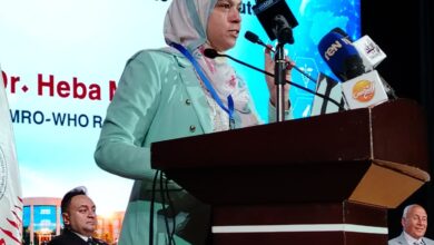 هبة محروس، ممثلة المكتب الإقليمي لمنظمة الصحة العالمية لشرق المتوسط
