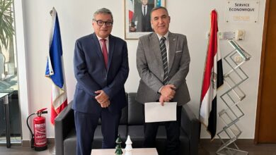 بحث سبل التعاون المصري الفرنسي في مجالات التدريب البيطري
